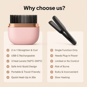 OVELIZ SmoothPod 3 (Portable hair smoothener & straightener)