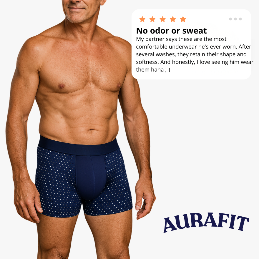 AURAFIT 1.0 BAMBOO BOXER - ALL-DAY REVOLUTIONARY COMFORT